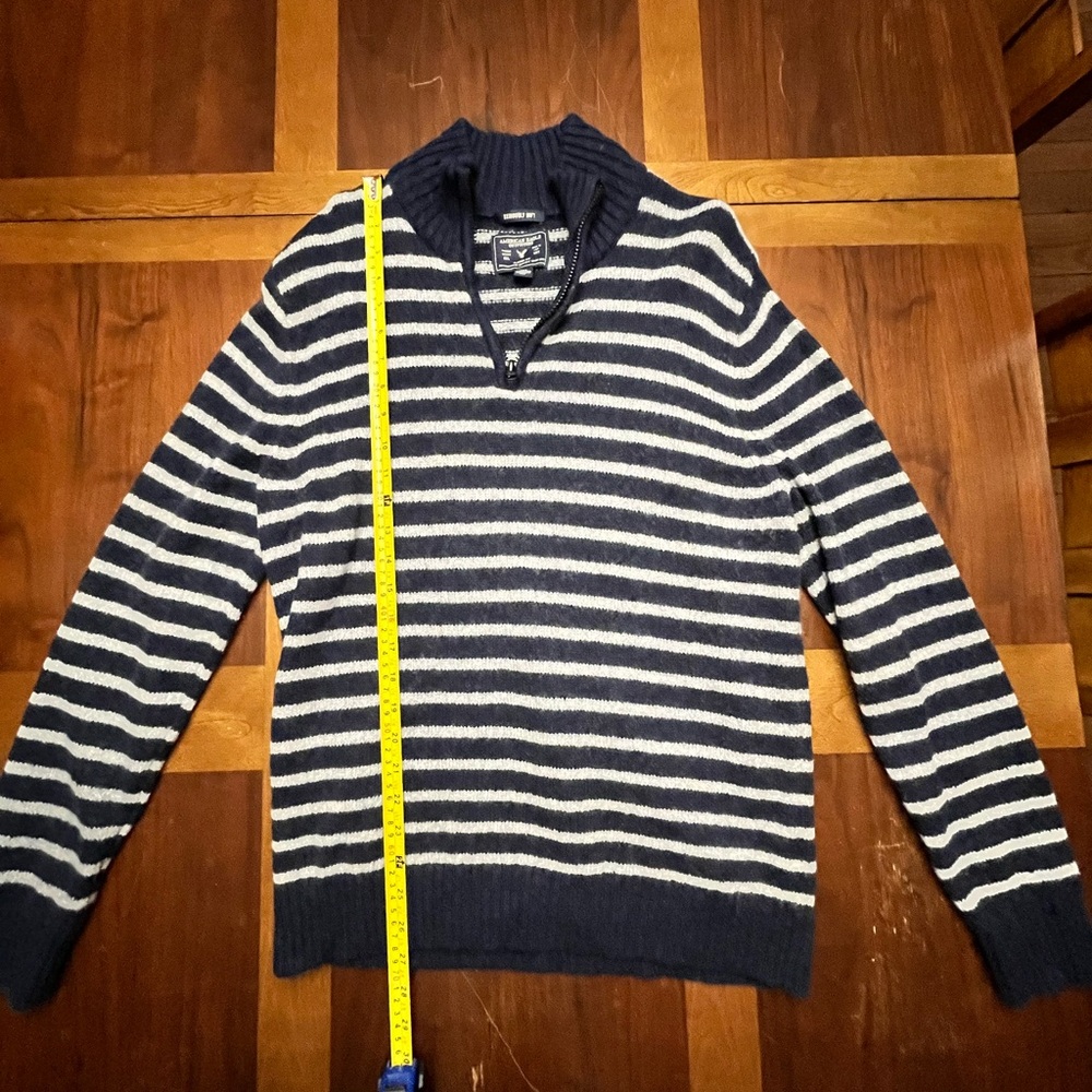 American Eagle Men’s Striped Sweater Size Large - Picture 6 of 7